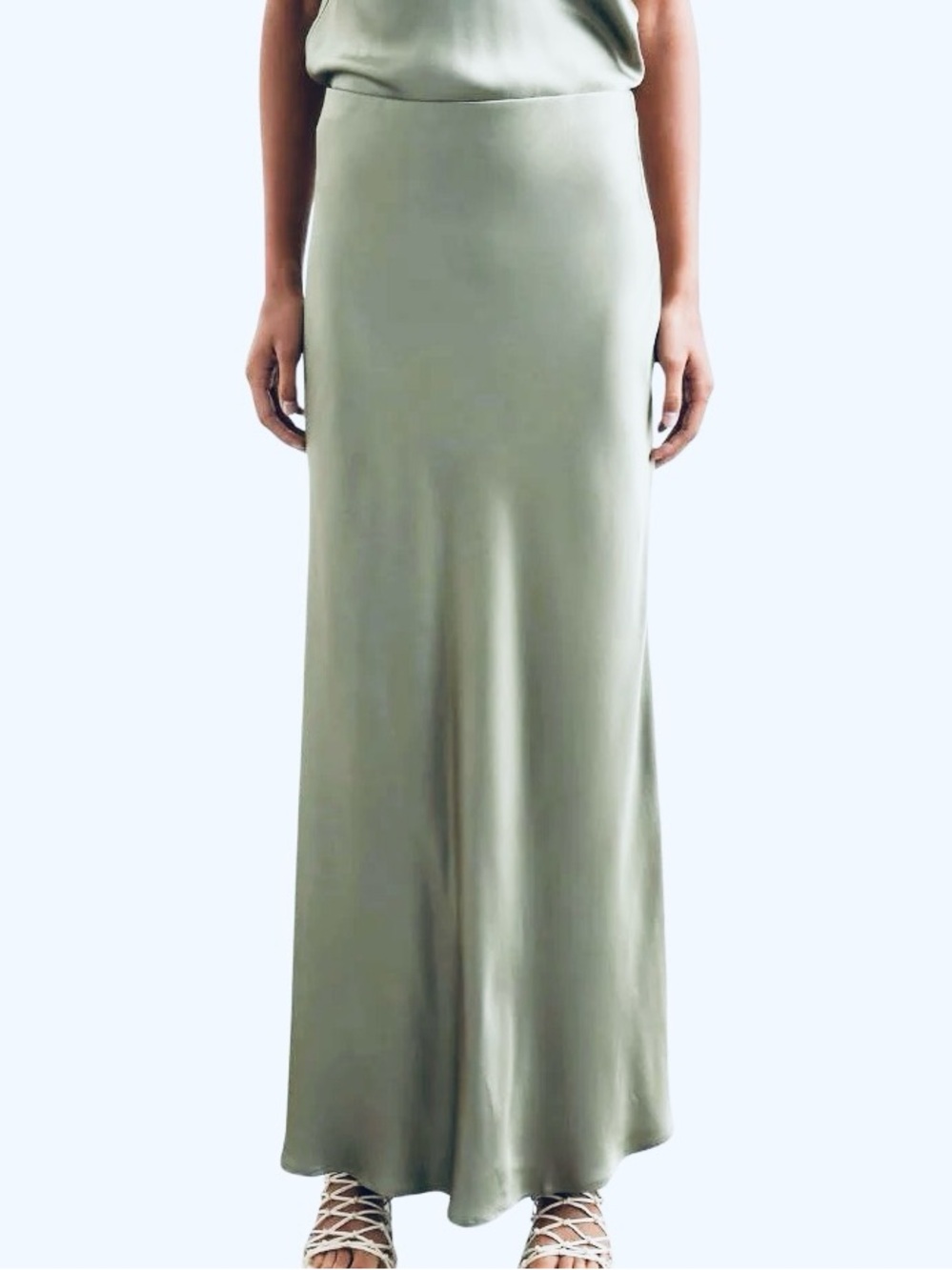 Rails Satin Crepe Maxi Skirt Size XS